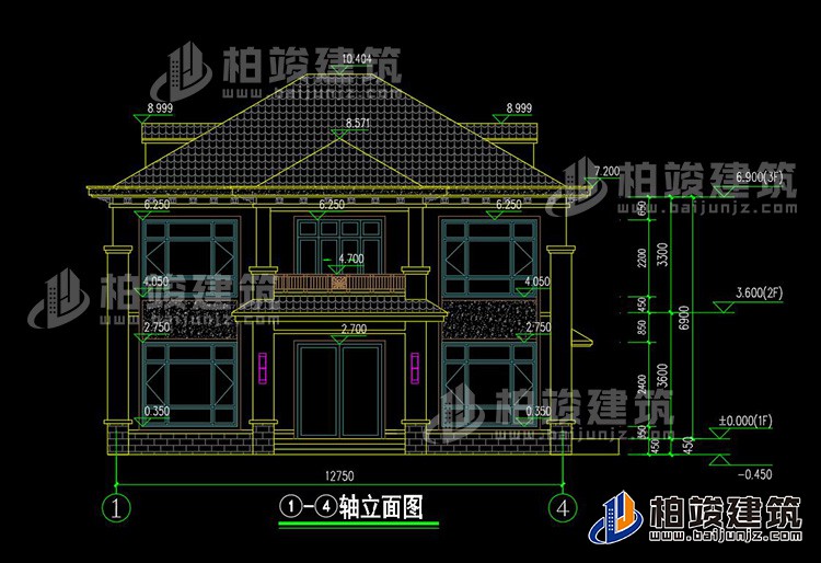 正立面图