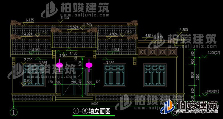 正立面图